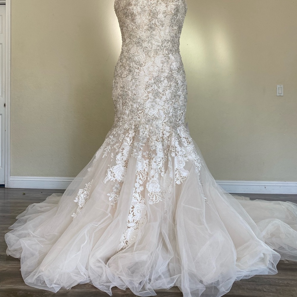 Allures Bridal Couture mermaid gown. Style C331